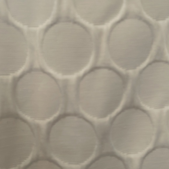 Eva Mendes New York & Co. white flair dress with circles - Picture 3 of 4